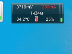 Battery Monitor Widget - виджет батареи на Samsung Galaxy S4