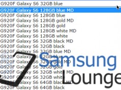 Цвета корпуса Galaxy S6 и Galaxy S6 Edge