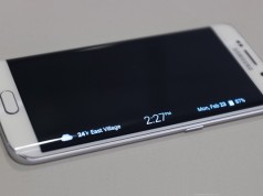 Работа изогнутого экрана Galaxy S6 Edge